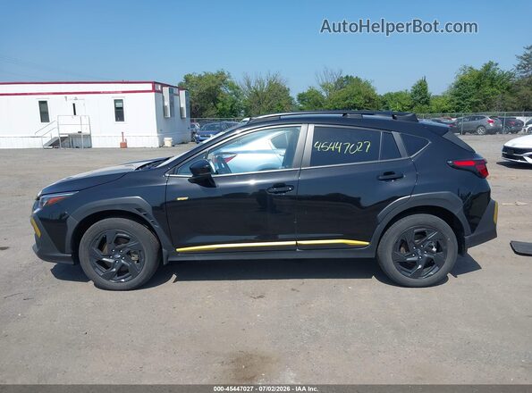 4S4GUHF62R3743764 2024 SUBARU CROSSTREK Black Widok wnętrza 360 stopni