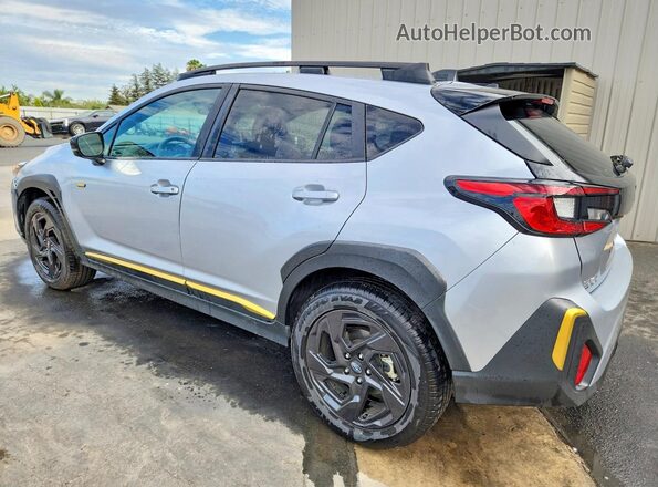 4S4GUHF62S3748744 2025 SUBARU CROSSTREK Серебряный Задняя левая четверть
