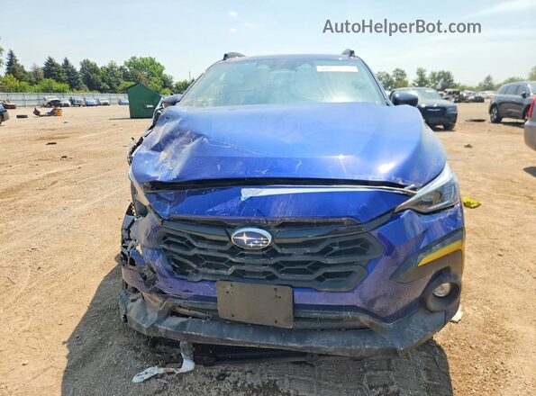 4S4GUHF63R3703368 2024 SUBARU CROSSTREK Blue Front view