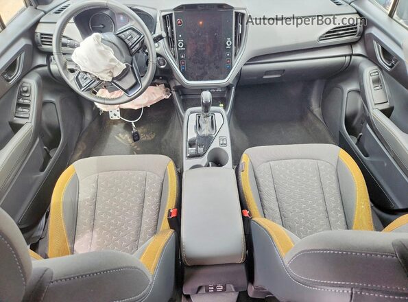 4S4GUHF63R3703368 2024 SUBARU CROSSTREK Blue Dashboard view