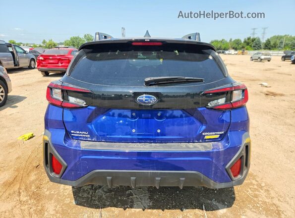 4S4GUHF63R3703368 2024 SUBARU CROSSTREK Blue Rear view