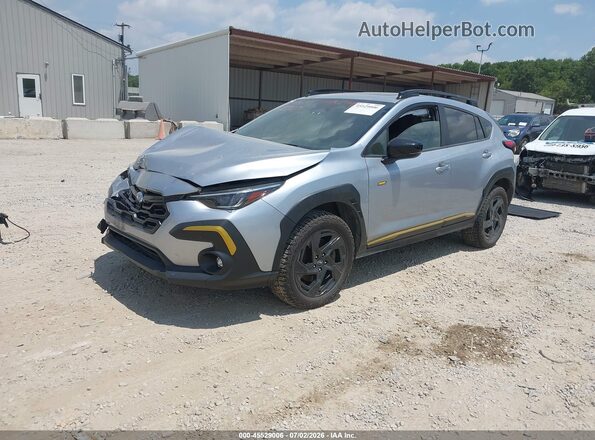 4S4GUHF63R3740100 2024 SUBARU CROSSTREK Light Blue Front left