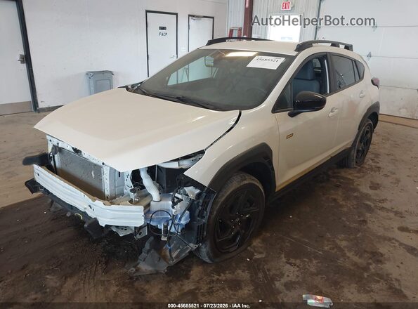4S4GUHF63R3767121 2024 SUBARU CROSSTREK White Front left