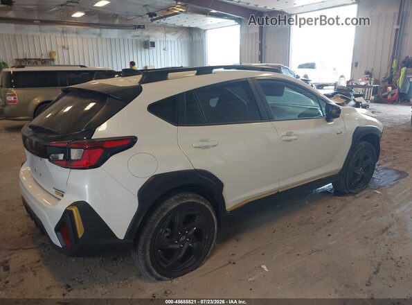 4S4GUHF63R3767121 2024 SUBARU CROSSTREK White Rear right