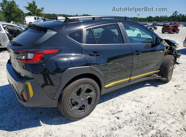 4S4GUHF63S3721732 2025 SUBARU CROSSTREK Black Tył prawy
