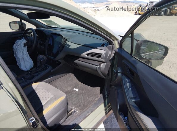 4S4GUHF64R3709339 2024 SUBARU CROSSTREK Green Vista interior delantera