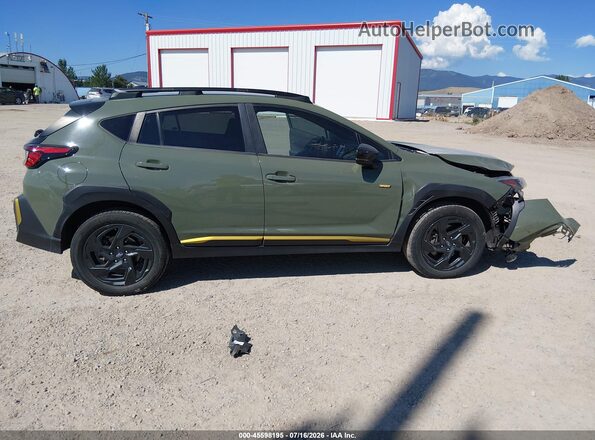 4S4GUHF64R3709339 2024 SUBARU CROSSTREK Green Vista interior de 360 grados