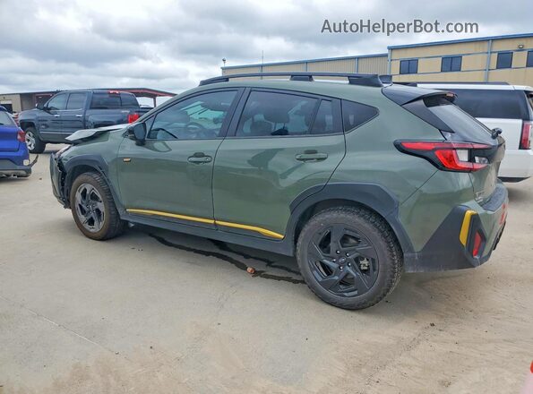 4S4GUHF64R3720535 2024 SUBARU CROSSTREK Green Задня ліва чверть