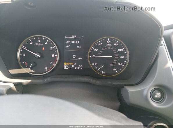 4S4GUHF64T3714452 2026 SUBARU CROSSTREK Gray უკანა სავარძლების ხედი