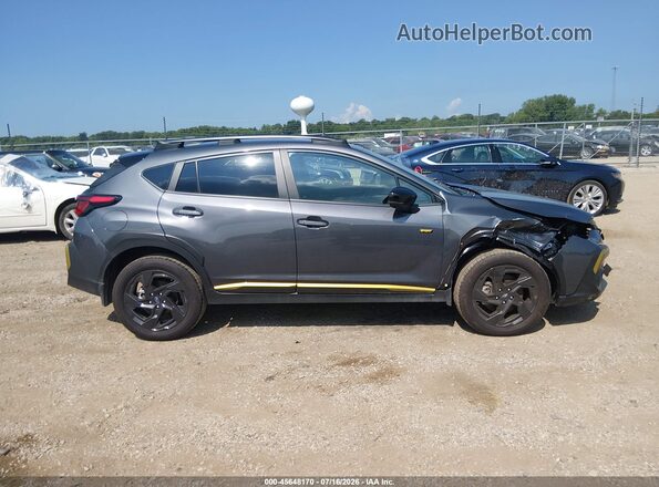 4S4GUHF64T3714452 2026 SUBARU CROSSTREK Gray უკანა სალონის ხედი