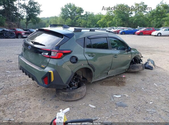 4S4GUHF65R3703050 2024 SUBARU CROSSTREK Green უკანა მარჯვენა