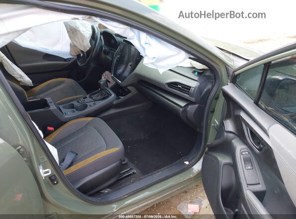 4S4GUHF65R3703050 2024 SUBARU CROSSTREK Green წინა სალონის ხედი