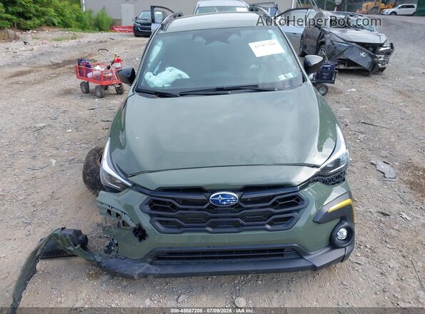 4S4GUHF65R3703050 2024 SUBARU CROSSTREK Green ხელსაწყოთა პანელის ხედი