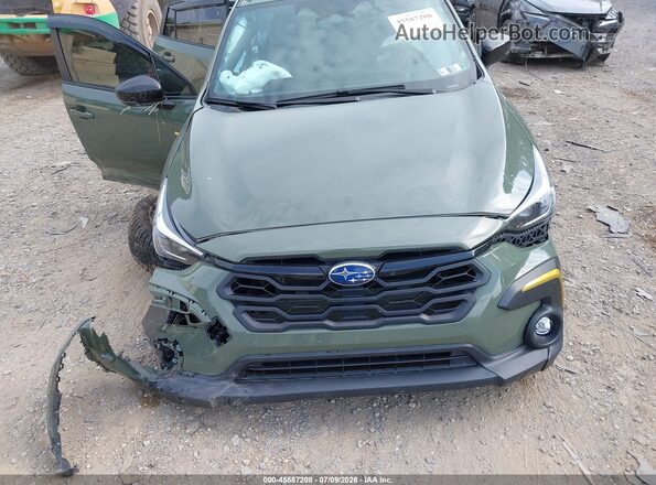 4S4GUHF65R3703050 2024 SUBARU CROSSTREK Green წინა ხედი