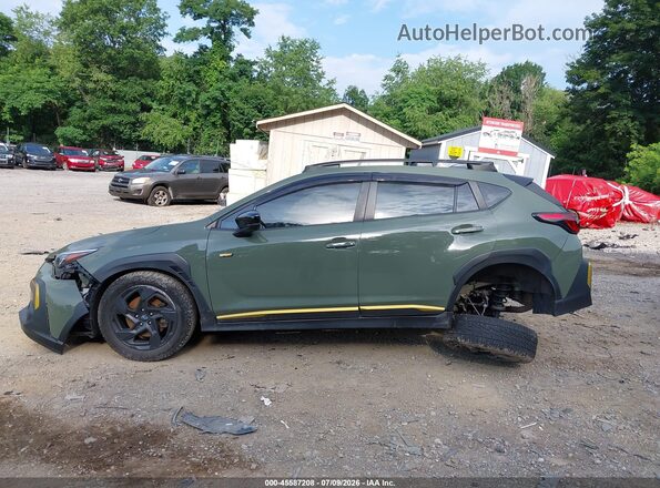 4S4GUHF65R3703050 2024 SUBARU CROSSTREK Green სალონის 360-გრადუსიანი ხედი
