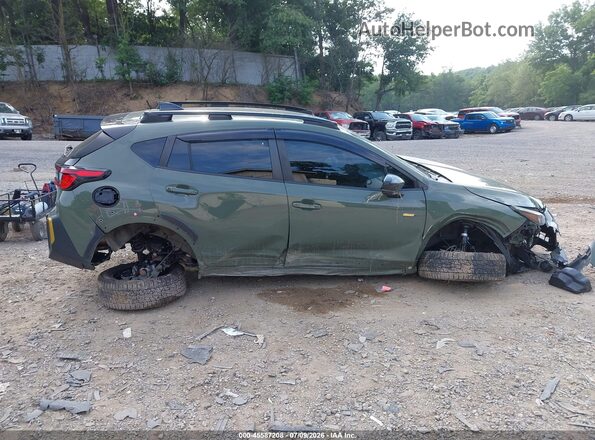 4S4GUHF65R3703050 2024 SUBARU CROSSTREK Green უკანა სალონის ხედი