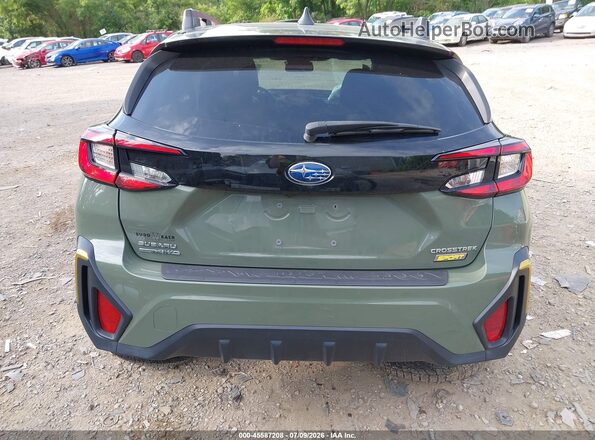 4S4GUHF65R3703050 2024 SUBARU CROSSTREK Green 