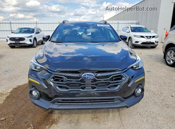 4S4GUHF65R3801110 2024 SUBARU CROSSTREK Black Vista frontal