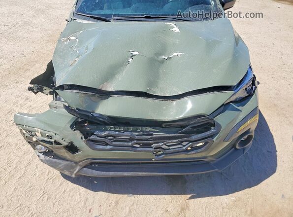 4S4GUHF65R3802368 2024 SUBARU CROSSTREK Green ძრავის განყოფილების ხედი