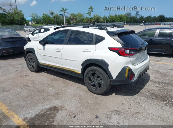4S4GUHF65R3802600 2024 SUBARU CROSSTREK White Tył lewy