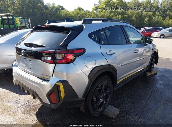 4S4GUHF65S3755901 2025 SUBARU CROSSTREK Серебряный Задняя правая четверть