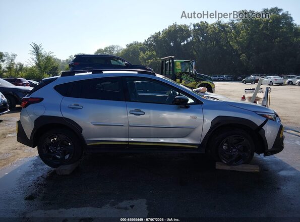 4S4GUHF65S3755901 2025 SUBARU CROSSTREK Серебряный Вид задней части салона