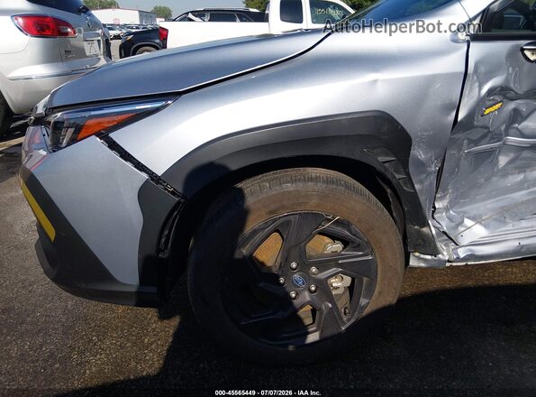 4S4GUHF65S3755901 2025 SUBARU CROSSTREK Серебряный 