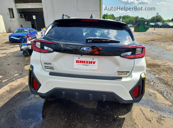 4S4GUHF65T3735584 2026 SUBARU CROSSTREK White Вид ззаду