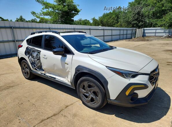 4S4GUHF66R3703512 2024 SUBARU CROSSTREK White Front right