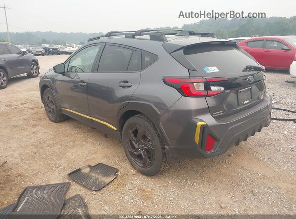 4S4GUHF66R3837467 2024 SUBARU CROSSTREK Gray Tył lewy