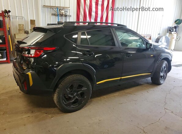 4S4GUHF69R3701883 2024 SUBARU CROSSTREK Черный Задняя правая четверть