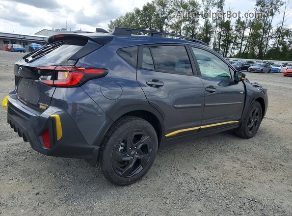 4S4GUHF6XS3758390 2025 SUBARU CROSSTREK Gray Задня права чверть