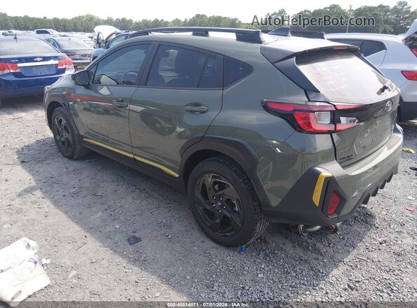 4S4GUHF6XT3718926 2026 SUBARU CROSSTREK Green Հետևի ձախ