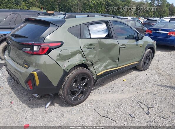 4S4GUHF6XT3718926 2026 SUBARU CROSSTREK Green Հետևի աջ