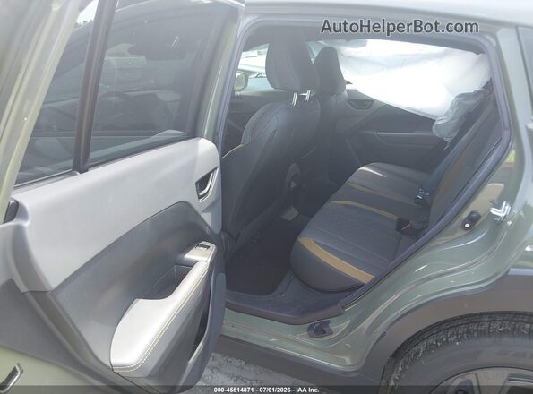 4S4GUHF6XT3718926 2026 SUBARU CROSSTREK Green VIN կոդի պիտակի տեսք
