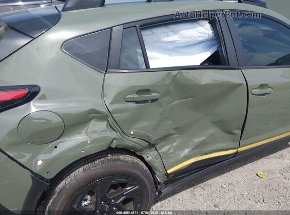 4S4GUHF6XT3718926 2026 SUBARU CROSSTREK Green Դիմացի տեսք