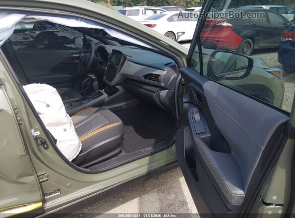 4S4GUHF6XT3718926 2026 SUBARU CROSSTREK Green Սալոնի դիմացի տեսք