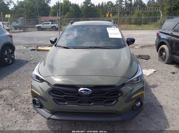 4S4GUHF6XT3718926 2026 SUBARU CROSSTREK Green Սարքավորումների վահանակի տեսք