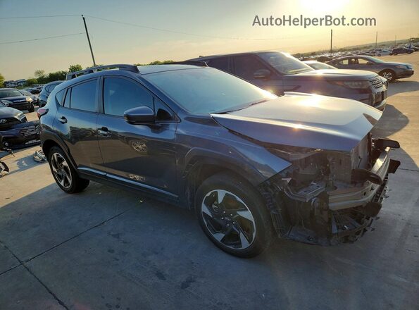 4S4GUHL60R3707091 2024 SUBARU CROSSTREK Серый Передняя правая четверть