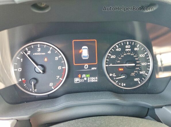 4S4GUHL63T3705357 2026 SUBARU CROSSTREK White ხელსაწყოთა პანელის ხედი