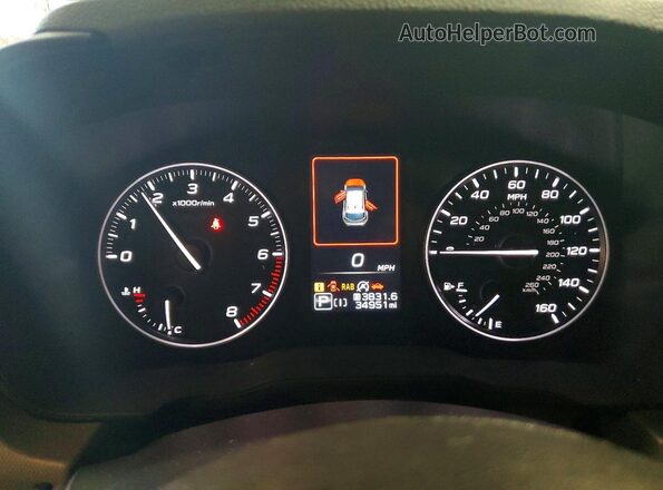 4S4GUHL65R3753385 2024 SUBARU CROSSTREK Silver Widok zestawu wskaźników