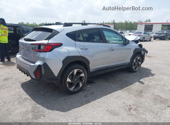 4S4GUHL67S3709832 2025 SUBARU CROSSTREK Silver უკანა მარჯვენა