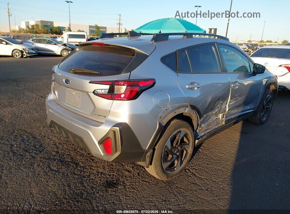 4S4GUHL67S3723861 2025 SUBARU CROSSTREK Silver უკანა მარჯვენა