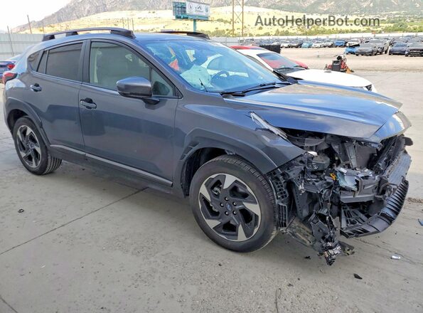 4S4GUHL67S3737792 2025 SUBARU CROSSTREK Gray Передня права чверть