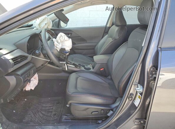 4S4GUHL67S3737792 2025 SUBARU CROSSTREK Gray Вид салону спереду