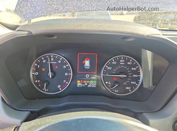 4S4GUHL67T3716412 2026 SUBARU CROSSTREK Blue Սարքավորումների վահանակի տեսք