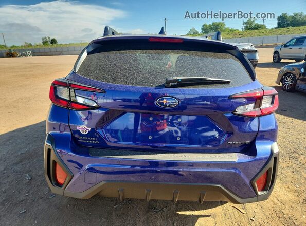 4S4GUHL67T3716412 2026 SUBARU CROSSTREK Blue Հետևի տեսք