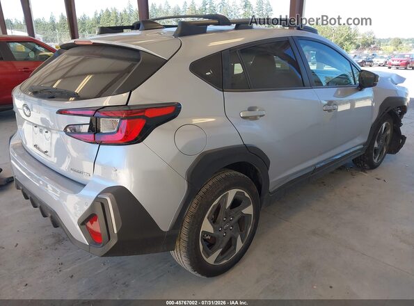 4S4GUHL6XR3729664 2024 SUBARU CROSSTREK Silver Rear right