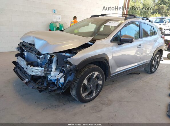 4S4GUHL6XR3729664 2024 SUBARU CROSSTREK Silver Front left