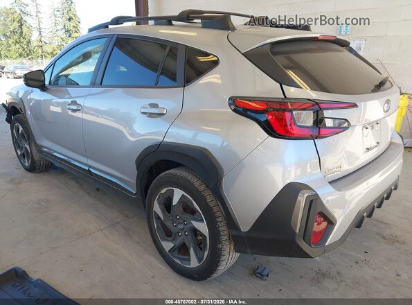 4S4GUHL6XR3729664 2024 SUBARU CROSSTREK Silver Rear left
